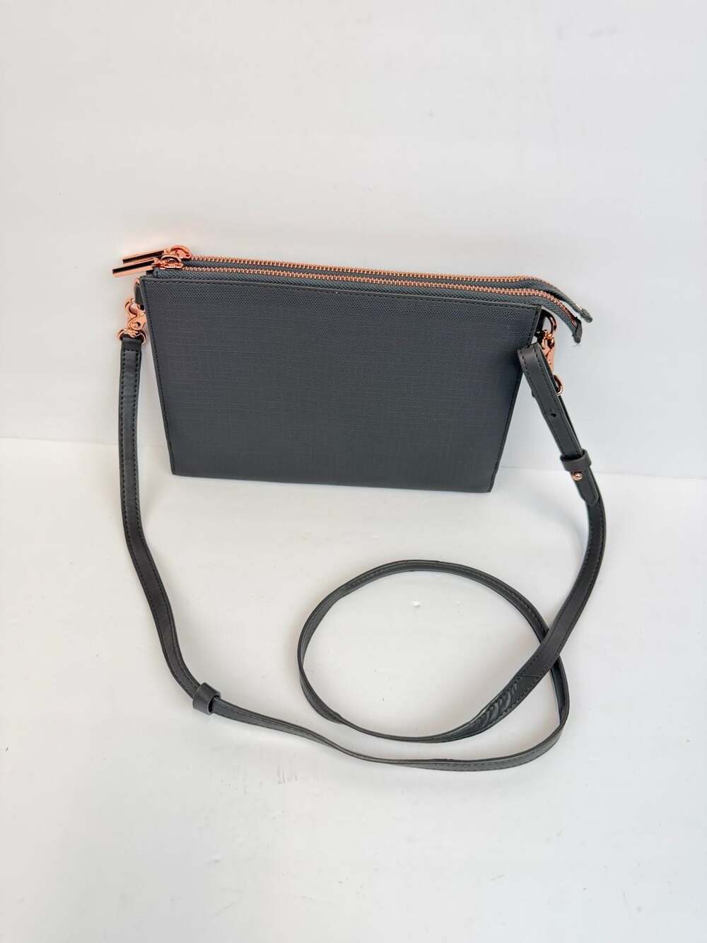 Dagne Dover Essentials Coated Canvas Clutch Wallet Crossbody Bag
